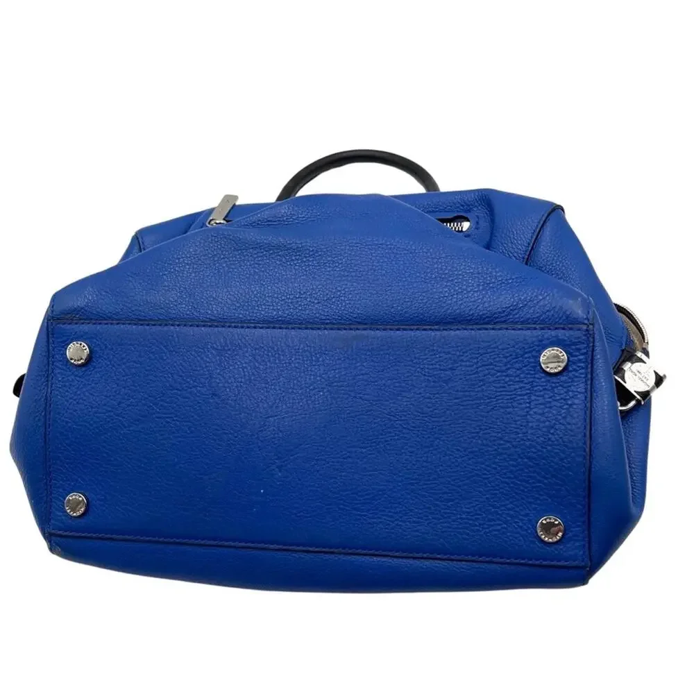 MICHAEL Michael Kors Large Kirby Satchel Electric Blue EUC - Picture 14 of 16